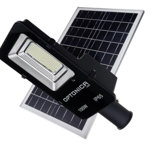 Batteria da 100 Watt lampione solare a LED con pannello solare separato - Product Image 1