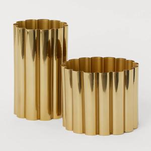 กระถางโลหะทรงกลมดีไซน์เนอร์สำหรับการตกแต่งภายในบ้านและสำนักงานกระถางตกแต่งมันแบบแฮนด์เมดสำหรับใช้ในโรงแรมและสวน - Product Image 5