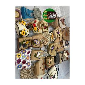 Bolso de Mano de Paja de Vietnam, Tejido a Mano, Bolso de Playa Ecológico para la Moda de Verano, Exportación - Product Image 4