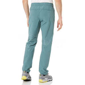 Pantalon décontracté léger pour homme, taille mi-haute, style streetwear, en coton, à séchage rapide, respirant, avec lacets, design personnalisé, dernier modèle coupe droite - Product Image 2