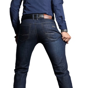 2025 nouveau Denim jean pantalon pour hommes à la mode coton/Spandex lavé jean Denim pas cher prix qualité supérieure conception personnalisée - Product Image 2