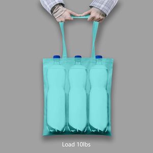 Bolsas de mano dobles superventas, nuevo estilo con logotipo personalizado, bolsa reutilizable para cartas de viaje - Product Image 2