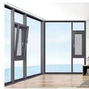 Cửa sổ Hợp kim nhôm với kính cường lực và màn hình lưới thép không gỉ cung cấp độ bền và thiết kế thanh lịch - Product Image 5