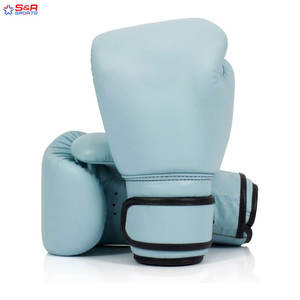 Gants de boxe professionnels avec logo personnalisé en cuir de vachette doré de sport pour l'entraînement de boxe Gants de boxe respirants personnalisés - Product Image 2