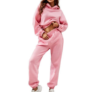 Conjunto de chándal de mujer de talla regular al por mayor, novedad de 2025, chándal de mujer informal a la moda para exteriores en MOQ bajo - Product Image 3