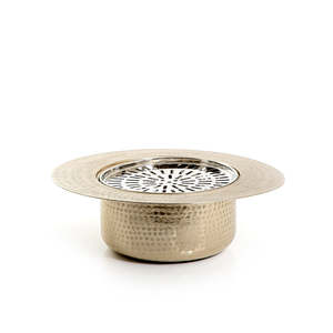 Chimenea chapada en oro para interiores/exteriores de alta calidad, quemador de madera de último diseño para acampar, calentador de calentamiento, acero Corten duradero - Product Image 1