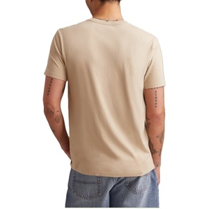 Men's 100% Cotton <b>Henley</b> T-<b>Shirt</b> Short Sleeve Sportswear High Quality Custom Soft Stretch Solid Design Casual Style Jersey - Product Image 2