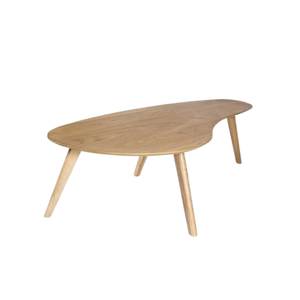 Muebles modernos para sala de estar Mesa de centro de madera maciza con mesa central de color natural Muebles de madera de alta calidad - Product Image 6