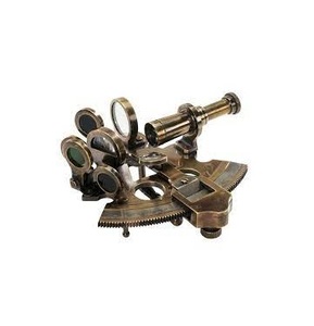 Fournitures de longue durée Navire en laiton Sextant allemand avec boîte en bois dur Fait à la main de qualité supérieure pour l'utilisation de la décoration de l'hôtel à la maison - Product Image 2