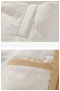 Korean Style Winter Hooded Cotton Jacket <b>for</b> <b>Men</b> Solid Color Warm Casual Outerwear Youth Outdoor Sports Versatile Clothing - Product Image 3