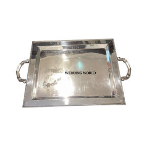 Plateau à chocolat en acier inoxydable Plateau à chocolat fait à la main de qualité supérieure Nouveau plateau à chocolat en métal en forme de rectangle - Product Image 4