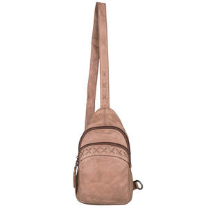 Bandolera de cuero cruzada impermeable para el cuerpo, mochila con cremallera, bandolera de cuero para viajes al aire libre - Product Image 6