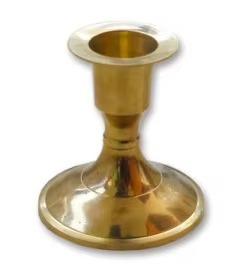 Popular juego de diseño personalizado de 2 portavelas cónicos de madera de aluminio candelabros decorativos para la decoración de la Mesa de la boda del hogar - Product Image 4