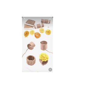Anneaux de serviette en rotin meilleurs modèles porte-mouchoirs de haute qualité pour la décoration de Table de Restaurants de fête de mariage - Product Image 1