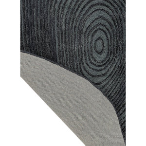 พรมขนสัตว์ผสมวิสโคสสีน้ำเงินคลาสสิก ทอมือ ลายเรขาคณิต ขนาด 9x12 ฟุต สำหรับบ้าน ห้องโถง ลายทอเรียบ หนา 10 มม. สำหรับวัยรุ่น-TNQ-1210 - Product Image 5