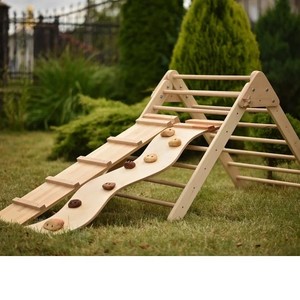 Triangular de escalada plegable, dos rampas para niños en casa - Product Image 3
