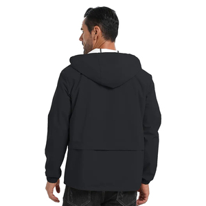 Outdoor Softshell Jackets Wholesale Men's Waterproof Windproof Breathable Zipper Print Custom Logo Tactical <b>Hooded</b> <b>Coat</b> <b>Winter</b> - Product Image 3
