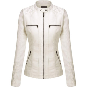 Nouveauté Vestes d'hiver en cuir véritable pour femmes Personnalisables Haute qualité Remplissage en coton Vente en gros - Product Image 1