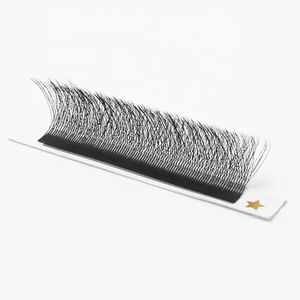 50% OFF Long Stem Super Soft Handmade Individual <b>Lash</b> Extensions 0.07 0.10 0.12 0.15 Loose <b>Lash</b> Dark <b>Premade</b> Volume Fans - Product Image 5