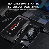 Chargeur de batterie de voiture portable, booster de batterie, batterie externe, démarreur de saut multifonction