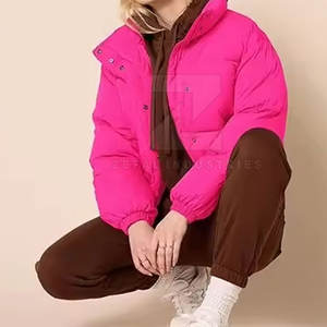 Chaqueta Acolchada para Mujer, Diseño Popular, para Invierno, Transpirable, Ecológica, Impermeable, Personalizable por Delante, Largo Regular - Product Image 5