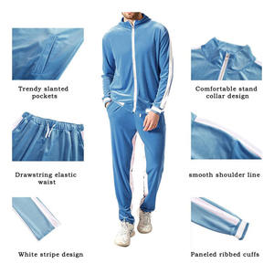 2025, venta al por mayor, conjunto de 2 piezas, chándales, sudadera deportiva, conjuntos de Jogger, sudaderas con capucha, pantalones de chándal para correr, chándal para hombres, chándal liso - Product Image 6