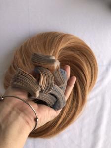 Extensions de cheveux en ruban Remy lisses alignées sur des cuticules vierges malaisiennes de 24 pouces, couleur #12, vente en gros de vendeur de cheveux indiens - Product Image 5