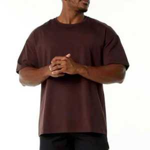 เสื้อยืดผ้าฝ้ายพิมพ์ลายวินเทจสำหรับผู้ชายเสื้อยืดโอเวอร์ไซส์ออกแบบโลโก้ได้ตามต้องการ - Product Image 5