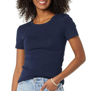 T-shirt en coton biologique de haute qualité 202 en gros d'été de conception de logo personnalisée de style décontracté de haute qualité 100% - Product Image 4