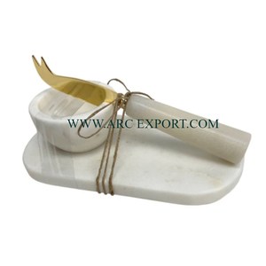 Vaisselle de maison grand bol avec fleur design support en laiton plaqué or table élégante dates décoratives bols de service à vendre - Product Image 3