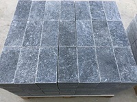 2025 vente en gros naturel bleu pierre marbre roulé pavés extérieur Garage allée piscine terrasse décorations carreaux fabriqués en Turkiye