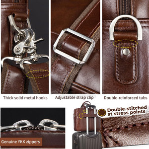 2026 Latest Design <b>Laptop</b> Bag Genuine Leather Carry <b>Case</b> Adjustable Shoulder Strap Custom Color Wholesale Price <b>Laptop</b> Bag - Product Image 5