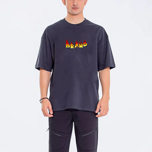 Recién llegado 2025 Camiseta para hombre 100% Ringer Coton Custom DTF impreso logo Diseño elegante Camisetas para hombre de alta calidad - Product Image 6