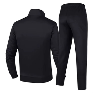 Conjunto de ropa deportiva para hombre de chándal de poliéster ajustado al por mayor de primera calidad con impresión personalizada para trotar, correr y entrenar - Product Image 2