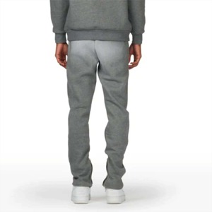 Personalizado de alta calidad de los hombres Flare apilados chándales con capucha conjunto de 2 piezas Otoño Invierno chándal masculino Fitness Jogging trajes - Product Image 6