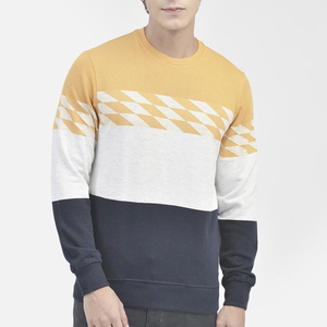 Suéteres de Algodón Casuales para Otoño e Invierno, Camiseta Holgada de Gran Peso, Color Sólido para Hombre, 2026 - Product Image 1