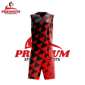 Conjuntos de uniformes de baloncesto de malla transpirable con bolsillos Jerseys de baloncesto americano de secado rápido de nuevo diseño para adultos y niños - Product Image 5