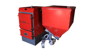 Ciopfaci — chaudière à granulés 78 kw, avec système de contrôle moderne par smartphone et un réservoir de carburant à partir de 500 l, chaudière en bois - Product Image 3