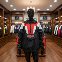 Veste coupe-vent à col roulé en vente, design vintage des années 90, unisexe, légère, demi-zip, veste de démarrage des 49ers, pulls brodés