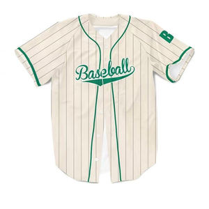 Uniformes de béisbol unisex para hombre personalizables Etiqueta Privada colores sólidos tallas grandes diseño transpirable venta directa de fábrica - Product Image 3