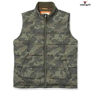 Gilets matelassés à logo personnalisé, réversibles, imperméables, respirants, pour l'hiver, nouvelle mode, veste sans manches formelle, 100% - Product Image 5