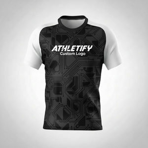 Camiseta de Fútbol Personalizada para Hombre con Logotipo del Equipo y Números, Perfecta para Partidos y Entrenamientos, Ropa Deportiva Cómoda. - Product Image 1