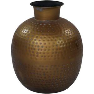 Vase à fleurs en métal couleur or fabriqué à la main décor de maison luxueux pour de superbes arrangements floraux - Product Image 5