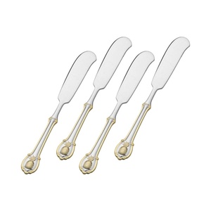 Top Selling Golden Finished Metal <b>Cheese</b> <b>Set</b> High Quality Cutlery for Butter Cutting Kitchen Use Unique Design Handle Wholesale - Product Image 4