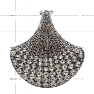 Women Fashion Casual Classical Rhinestone <b>Sparkling</b> Evening Clutch Party Crystal Luxury Wedding Purse Chain Strap Magnetic - Product Image 6