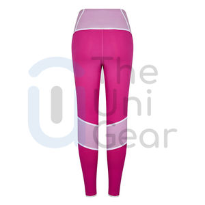 Mallas de Yoga de alta calidad para mujer, pantalones de gimnasio con cintura elástica transpirable con estampado personalizado, nuevo diseño al por mayor - Product Image 3