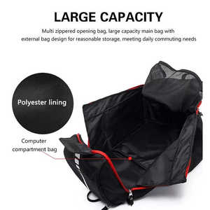 Mochila de diseño personalizado para voleibol, baloncesto y fútbol, bolsa deportiva ligera con MOQ bajo y precios competitivos - Product Image 3