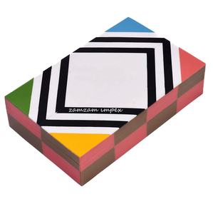 Boîte de rangement de bijoux en résine à rayures multicolores faites à la main organisateur décoratif multifonctionnel artisanat en bois et enseignes murales boîtes en bois - Product Image 2