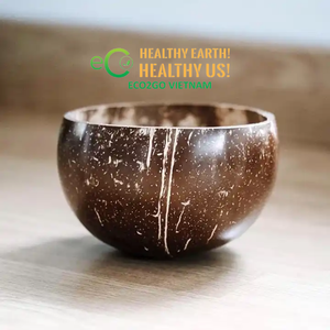 Venta al por mayor de cuencos de coco pequeños naturales/cuencos de coco con logotipo/juego redondo de cuencos de coco por Eco2go Vietnam - Product Image 6