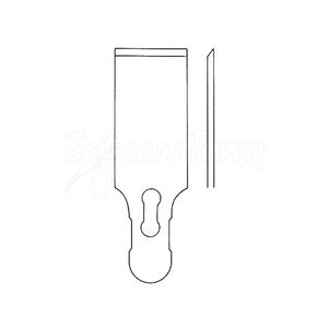 Lame de ciseau interchangeable lame orthopédique chirurgicale droite en acier inoxydable pour une utilisation d'os de précision - Product Image 6